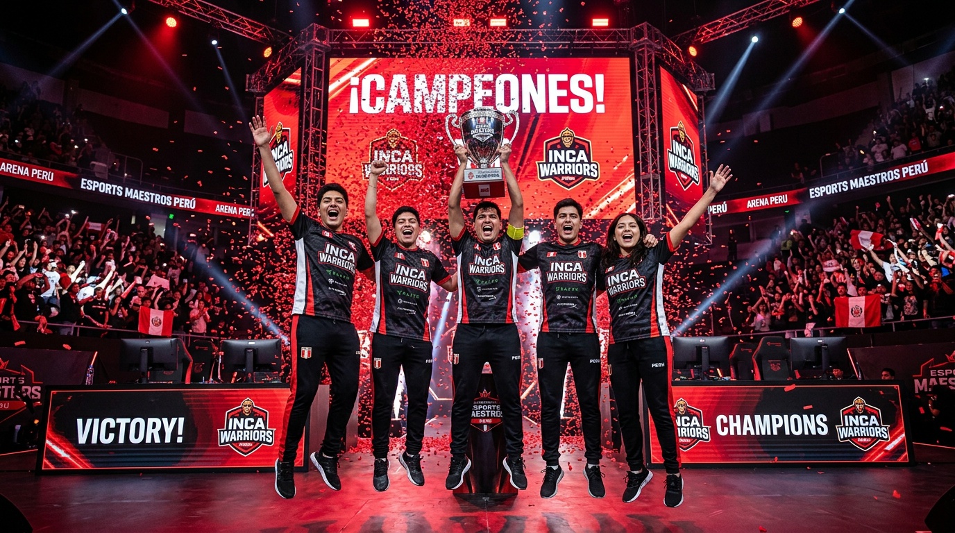 Equipo ganador en Esports Peru Hub
